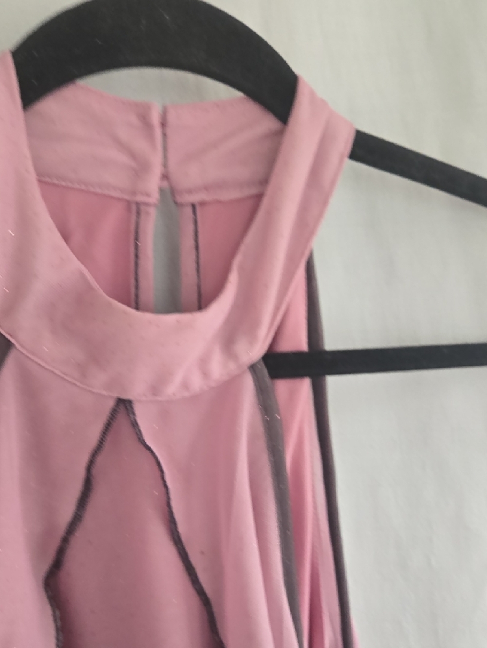 VENUS Mauve Cold-Shoulder Sparkle Blouse - Picture 7 of 11